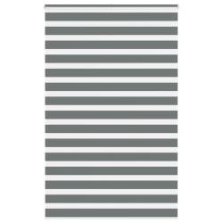 Store z&egrave;bre gris fonc&eacute; largeur du tissu 140,9 cm polyester