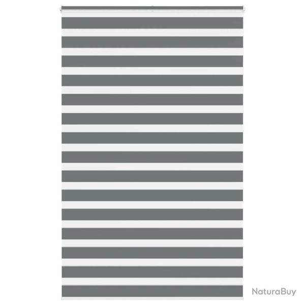 Store z�bre gris fonc� largeur du tissu 140,9 cm polyester