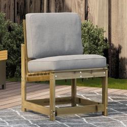 Chaise de jardin 50,5x55x77 cm bois de pin impr&eacute;gn&eacute;