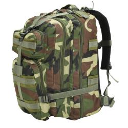 Sac &agrave; dos en style d'arm&eacute;e 50 L Camouflage