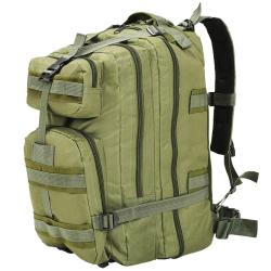 Sac &agrave; dos en style militaire 50 L Vert olive