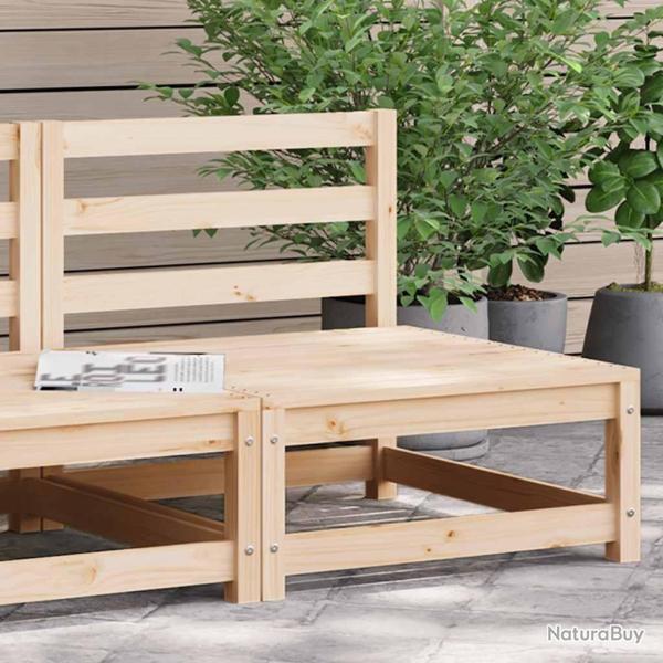 Canap� de jardin sans accoudoirs 70x70x67 cm bois de pin massif