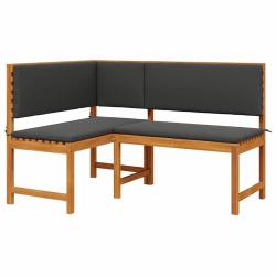 Chaise de jardin Marron 140 x 100 x 91cm Bois d'acacia massif