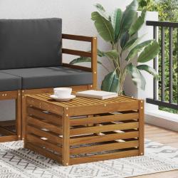 Table de jardin Bois d'Acacia Massif Naturel 59 x 59 x 37 cm