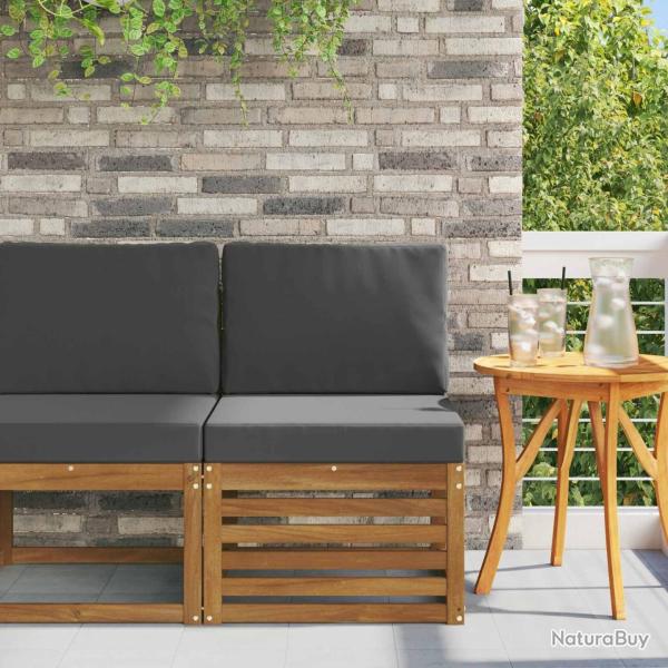 Sofa de milieu ext�rieur Bois d'Acacia Massif Naturel