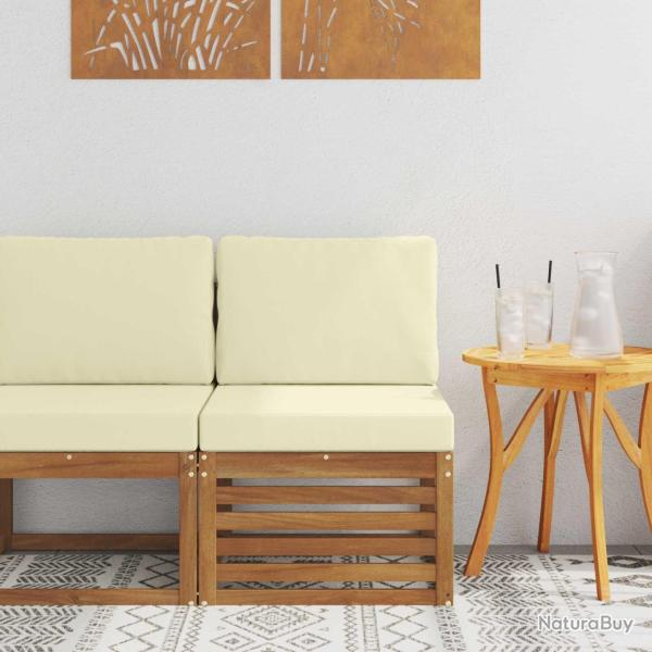 Sofa de milieu ext�rieur Bois d'Acacia Massif Naturel