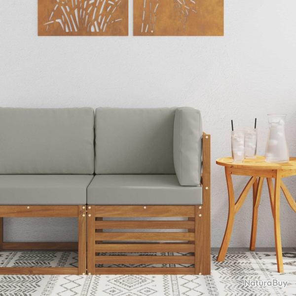 Canap� d'angle ext�rieur Bois d'Acacia Massif Naturel