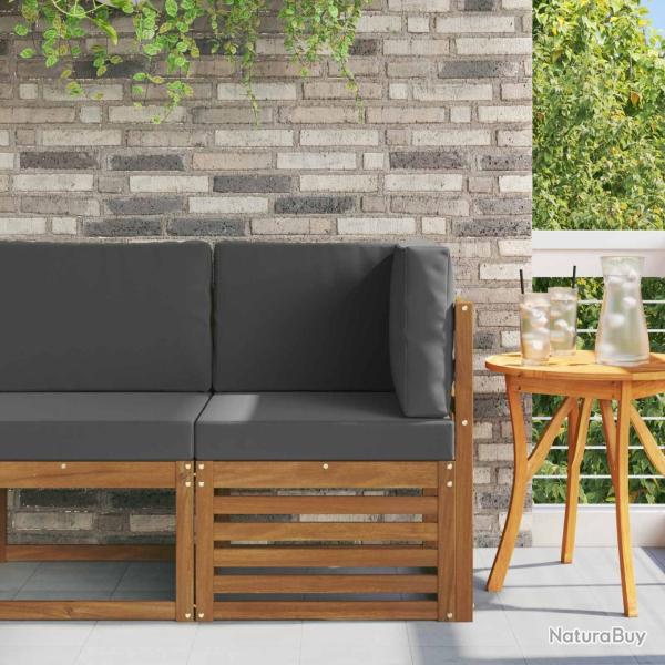 Canap� d'angle ext�rieur Bois d'Acacia Massif Naturel