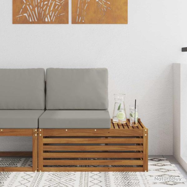 Canap� d'ext�rieur extr�mit� Naturel 91 x 63 x 73 cm