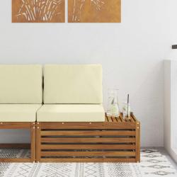 Canap&eacute; d'ext&eacute;rieur extr&eacute;mit&eacute; Naturel 91 x 63 x 73 cm
