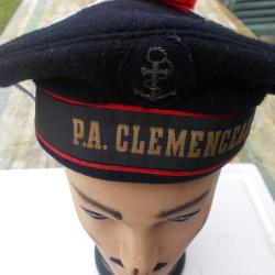 bachi marine l&eacute;gend&eacute; PA CLEMENCEAU!!RARE
