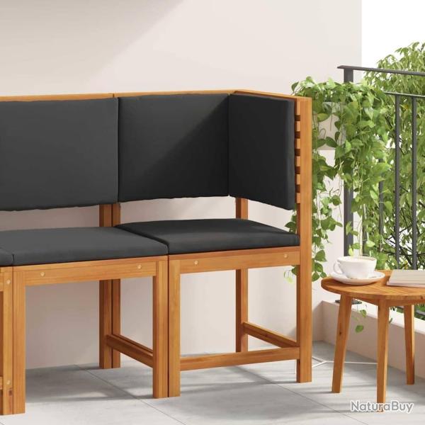 Chaise de jardin Marron 50 x 50 x 91cm Bois d'acacia massif