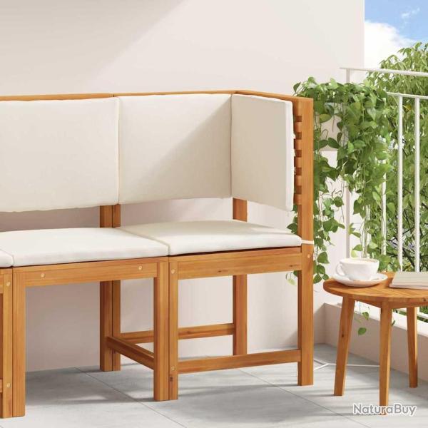Chaise de jardin Marron 50 x 50 x 91cm Bois d'acacia massif
