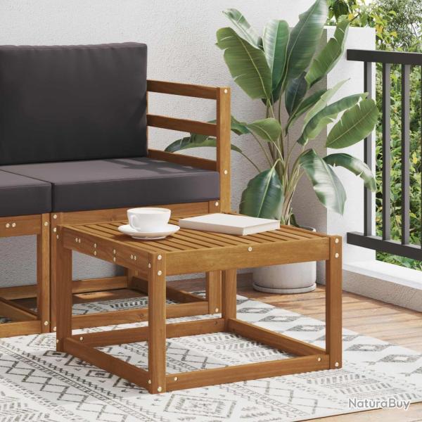 Table de jardin Bois d'Acacia Massif Naturel 59 x 59 x 37 cm