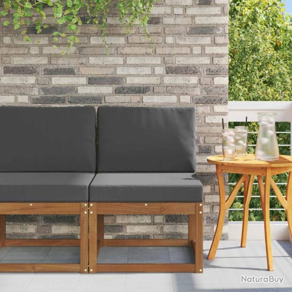 Sofa de milieu ext�rieur Bois d'Acacia Massif Naturel