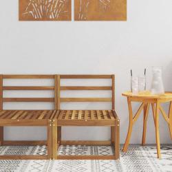 Sofa de milieu ext&eacute;rieur Bois d'Acacia Massif Naturel