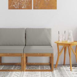 Sofa de milieu ext&eacute;rieur Bois d'Acacia Massif