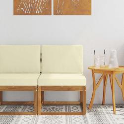 Sofa de milieu ext&eacute;rieur Bois d'Acacia Massif