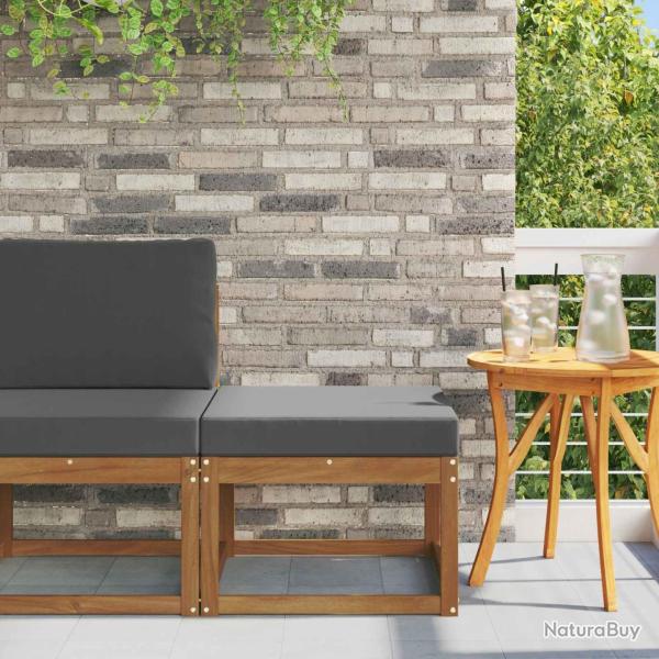 Pouf d'Ext�rieur Bois d'Acacia Massif Naturel