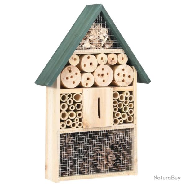 H�tel � insectes 31x10x48 cm Bois de sapin