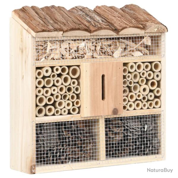 H�tel � insectes 30x10x30 cm Bois de sapin