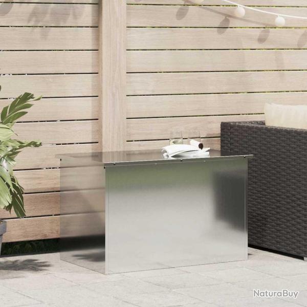 Bo�te de Rangement Ext�rieure Argent 80 x 50,5 x 50 cm Acier