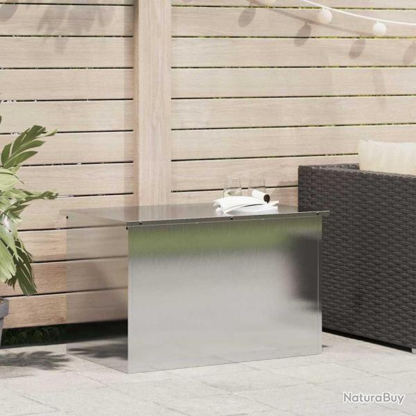Bo�te de Rangement Ext�rieure Argent 80 x 50,5 x 50 cm Acier