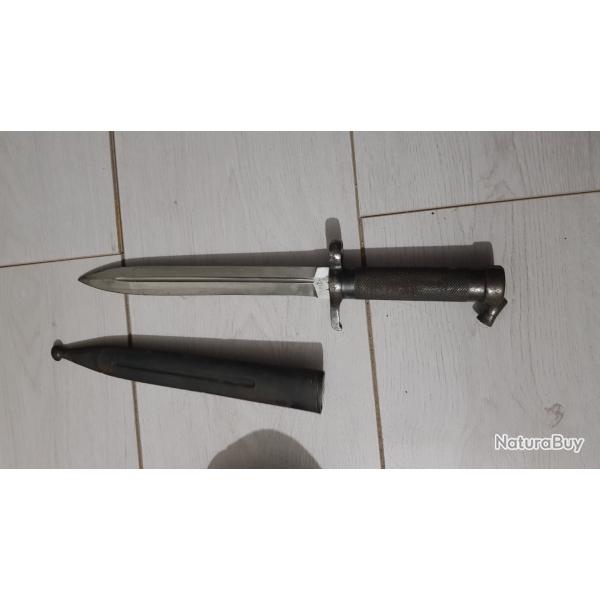 Baionnette suedoise 1896 WW1 WW2