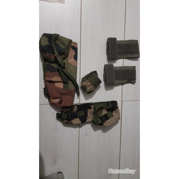 lot de poches arm�e camo centre europe