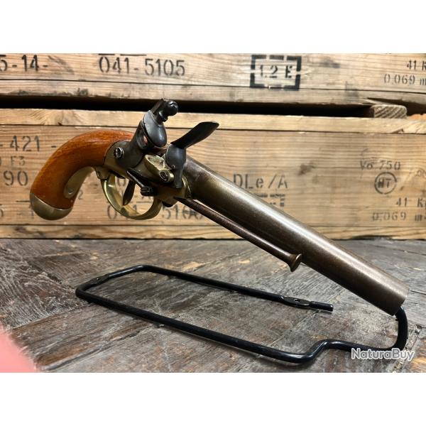 Ench�re 1� sans prix de r�serve pistolet � silex armi san marco cal 50