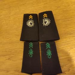 Lot fourreaux D'&eacute;paule L&eacute;gion &eacute;trang&egrave;re parachutiste