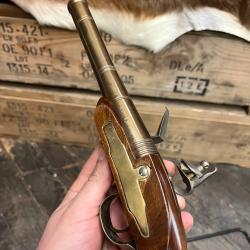 Ench&egrave;re 1� sans prix de r&eacute;serve pistolet &agrave; silex a cal 50