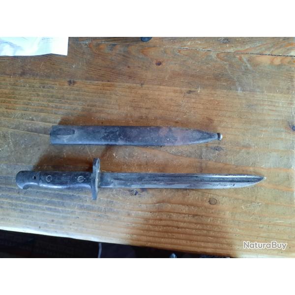 Ba�onnette 1902 pour fusil Mauser