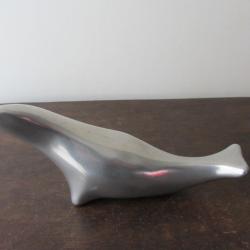 Sculpture en alu poli - sign&eacute;e Hoselton - Canada 1980