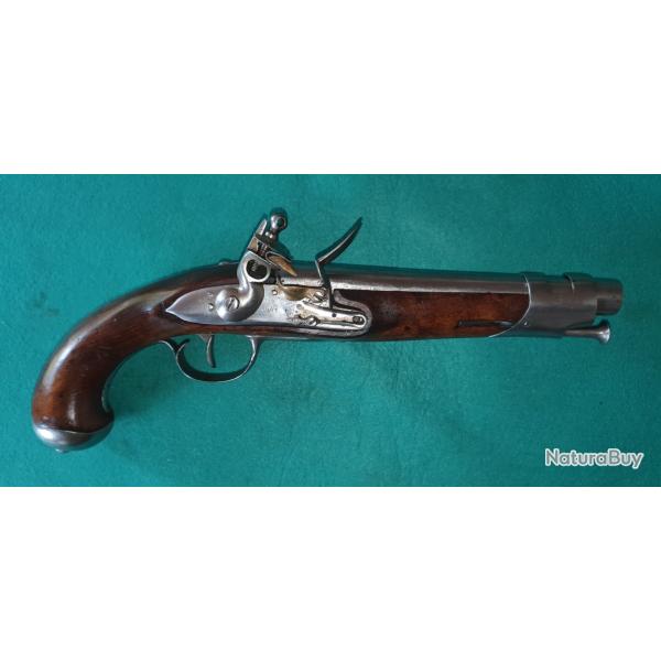 Pistolet � silex de type r�volutionnaire N�3