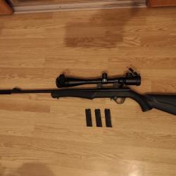 Rossi 8122 + 3 chargeurs + colliers hauts + Mod&eacute;rateur SAPL still 3 (sans optique) - Neuve