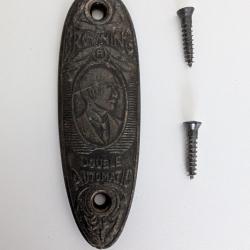 Belle plaque de couche fusil Browning twelvette a l'effigie de John moses browning