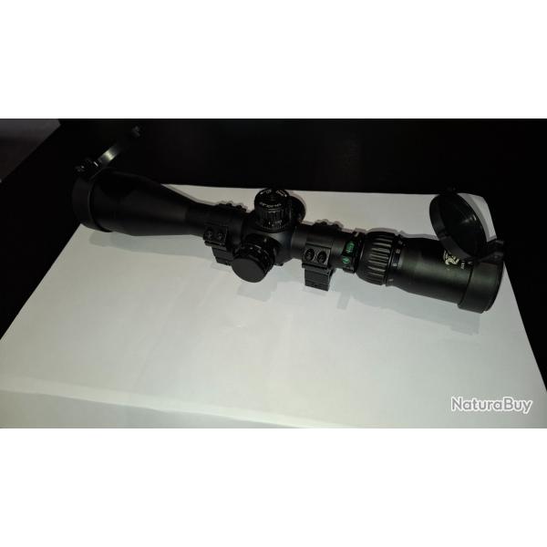 Lunette de TLD airforce optic 5-25x50 + montage hawke match + insert 25moa