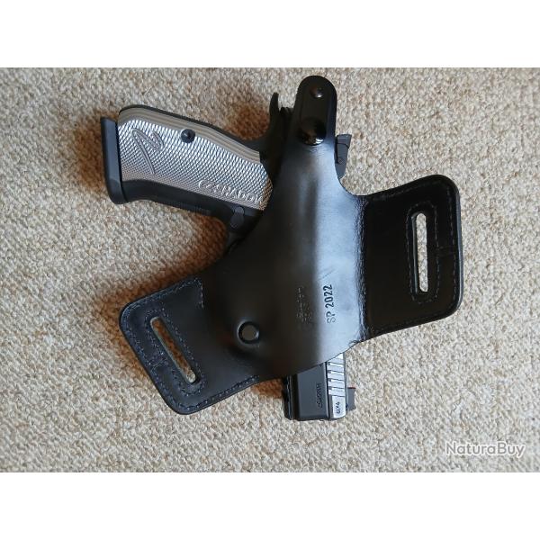 holster cuir gaucher Marque Scorpion Sig P2022 , CR 75,  Shadow P 01 , shadow P02 , etc...