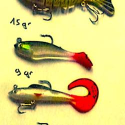 Lo 4 leurres carnassiers.