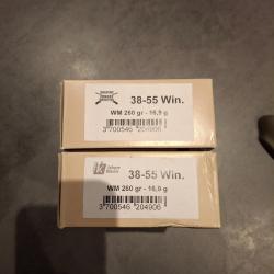 2 boites de balles  38-55 win de marque SOLOGNE.