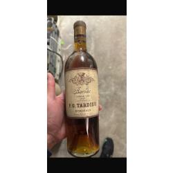 Barsac GRAND VIN 1937P.G. TARDIEU BORDEAUX