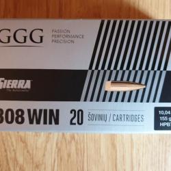 .308 GGG hpbt match 155gr - boite 20