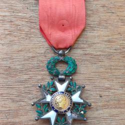 Croix de Chevalier de la L&eacute;gion d'Honneur - 3&egrave;me R&eacute;publique - argent massif
