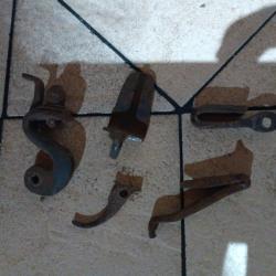 Ensemble de piece pour pistolet a silex ou fusil a silex