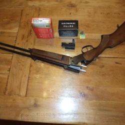 carabine express baikal superpos&eacute; 9.3 x 74 R &eacute;tat neuf, jamais tir&eacute;