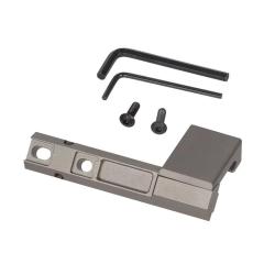 Support Lampe MLOK D&eacute;port&eacute; Bas Compact Rail 20 mm Airsoft Fixation Stable D&eacute;sert