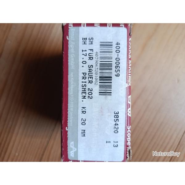 Montage EAW pour Lunette � Rail (Schmidt & Bender) - �tat Neuf