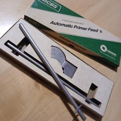 Amorceur rcbs automatique pour presses RS RC JR. Neuf. Automatic Primer Feed. Pas lee lyman. Boite