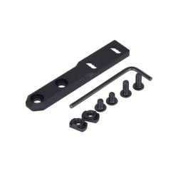 Rail Adaptateur MLOK 20 mm Compact Airsoft Extension Fixation Accessoire Noir